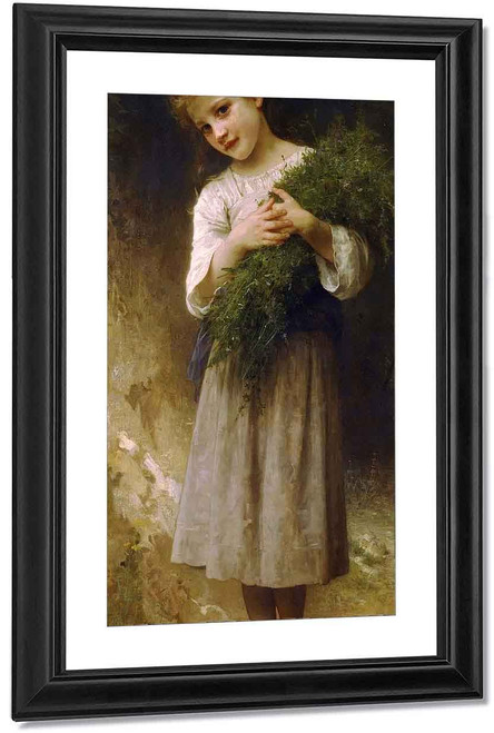Back From The Fields By William Bouguereau By William Bouguereau