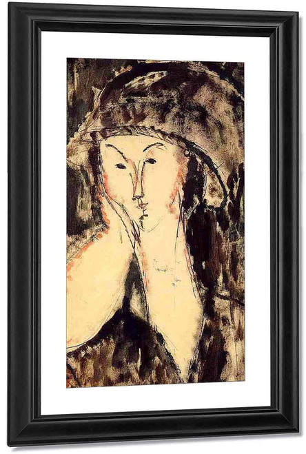 Beatrice Hastings Leaning On Her Elbow By Amedeo Modigliani By Amedeo Modigliani