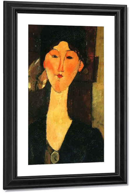Beatrice Hastings Standing By A Door By Amedeo Modigliani By Amedeo Modigliani