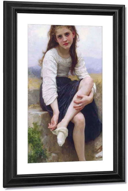 Before The Bath By William Bouguereau By William Bouguereau