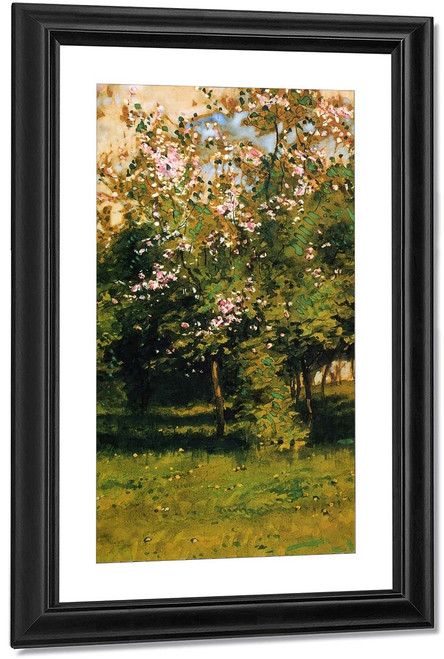 Blossoming Trees By Frederick Childe Hassam By Frederick Childe Hassam