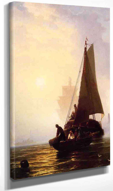 Bringing In The Catch By Edward Moran