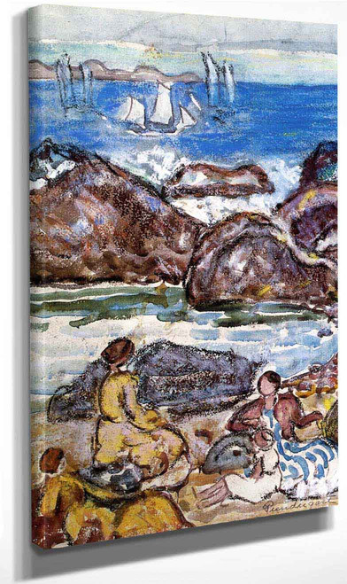 By The Sea1 By Maurice Prendergast By Maurice Prendergast