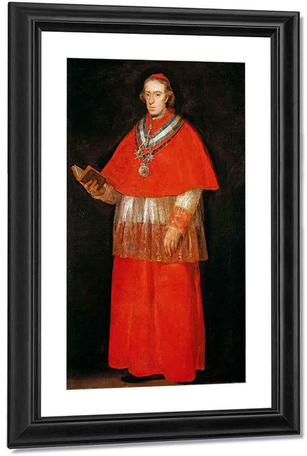Cardinal Luis Maria De Borbon Y Vallabriga By Francisco Jose De Goya Y Lucientes By Francisco Jose De Goya Y Lucientes