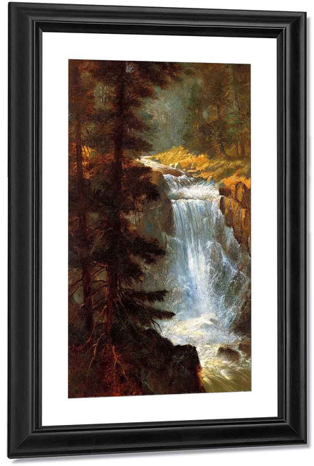 Cascade Falls Near Lake Tahoe By Edwin Deakin By Edwin Deakin
