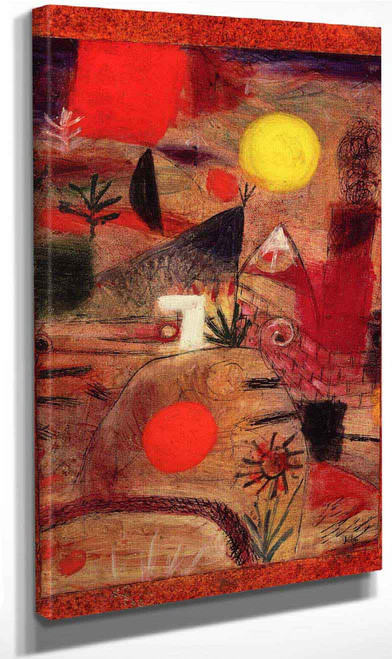 Ceremony And Sunset By Paul Klee By Paul Klee