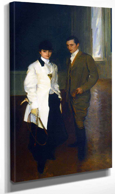Charles Sumner Bird And His Sister Edith Bird Bass By Cecilia Beaux By Cecilia Beaux