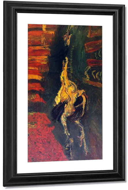 Chicken Hanging Against A Brick Wall By Chaim Soutine