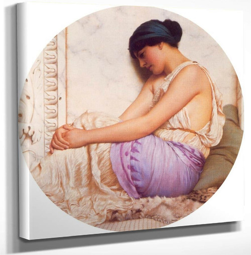 A Grecian Girl By John William Godward Art Reproduction