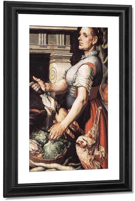 Cook In Front Of The Stove By Pieter Aertsen By Pieter Aertsen