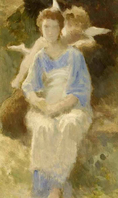 Cupid Whisperings By William Bouguereau By William Bouguereau