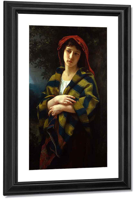 During The Storm By William Bouguereau By William Bouguereau