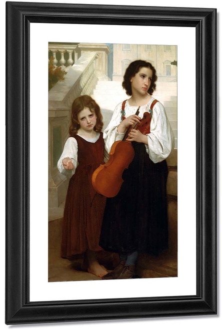 Far From Home By William Bouguereau By William Bouguereau