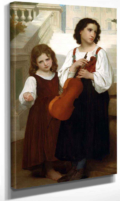 Far From Home By William Bouguereau By William Bouguereau