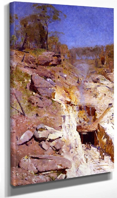 Fire's On By Sir Arthur Streeton