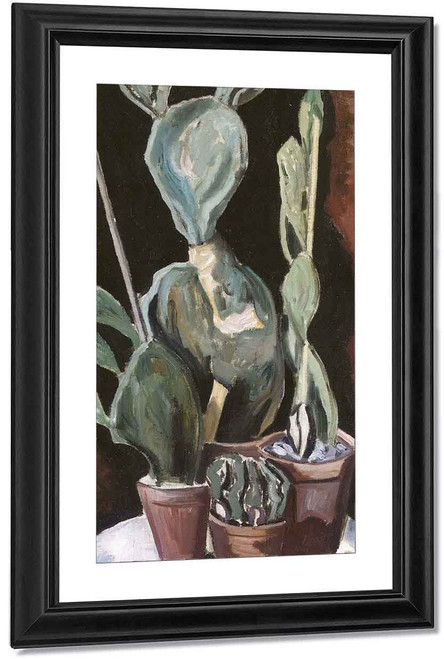 Four Cactus Plants By Marsden Hartley