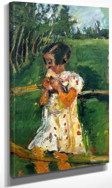 Girl At Fence By Chaim Soutine