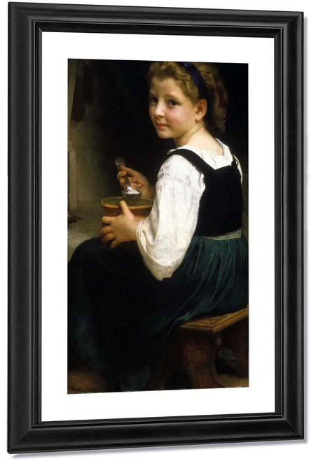 Girl Eating Porridge By William Bouguereau By William Bouguereau Girl Eating Porridge By William Bouguereau By William Bouguereau