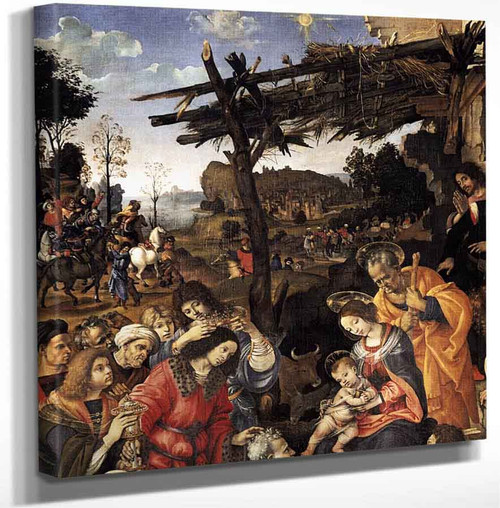 Adoration Of The Magi 2 By Filippino Lippi Art Reproduction