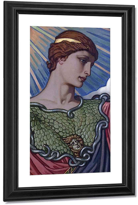 Head Of Minerva By Elihu Vedder