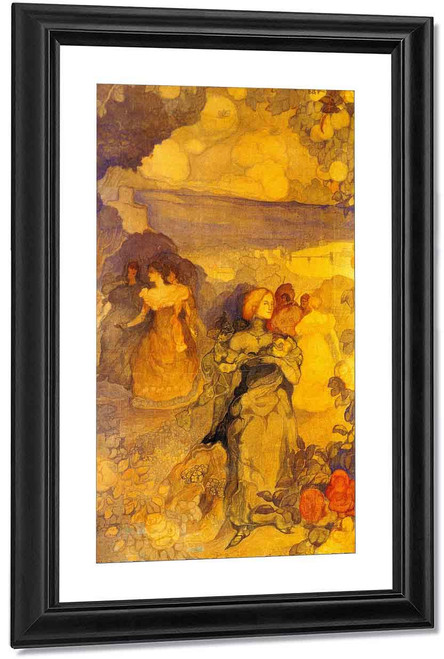 Homage A Villon By Charles Conder By Charles Conder