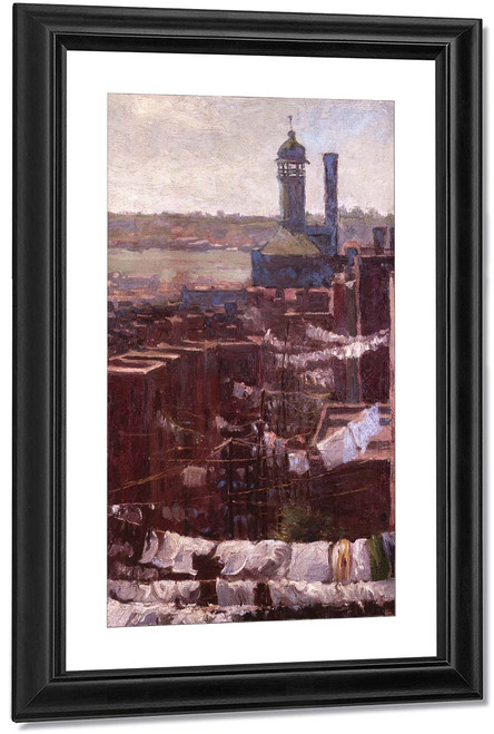 Hudson River View By Julian Onderdonk By Julian Onderdonk