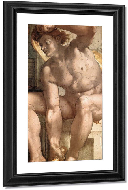 Ignudo 9 By Michelangelo Buonarroti By Michelangelo Buonarroti Ignudo 9 By Michelangelo Buonarroti By Michelangelo Buonarroti