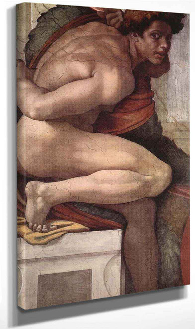 Ignudo17 By Michelangelo Buonarroti By Michelangelo Buonarroti