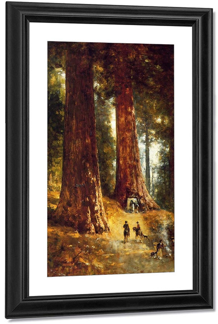 In The Redwoods By Thomas Hill By Thomas Hill