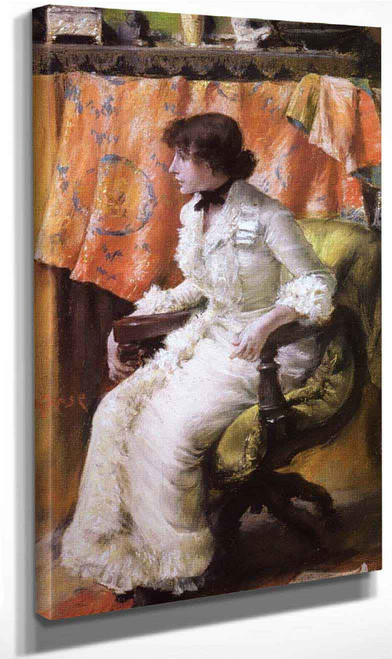 In The Studio By William Merritt Chase By William Merritt Chase