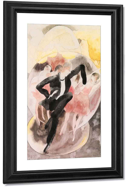 In Vaudeville Dancer With Chorus By Charles Demuth By Charles Demuth