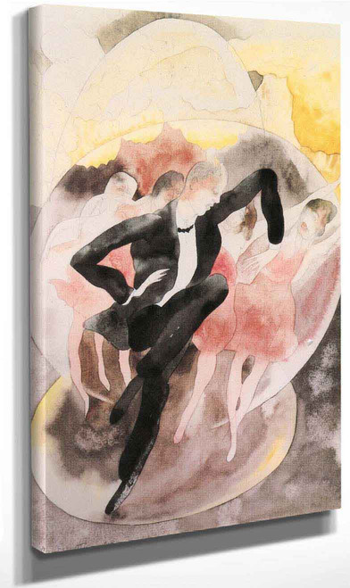 In Vaudeville Dancer With Chorus By Charles Demuth By Charles Demuth