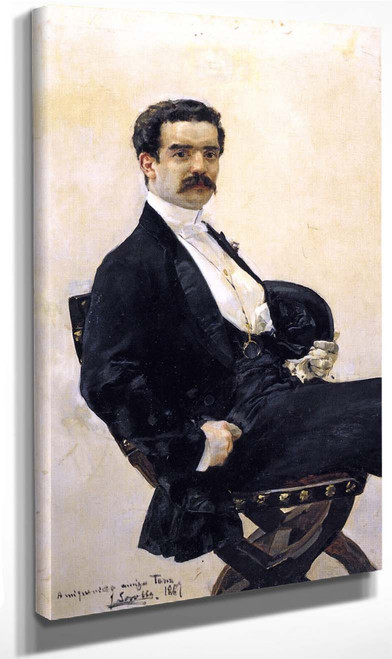 Juan Antonio Garcia Del Castillo By Joaquin Sorolla Y Bastida