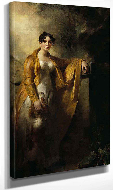 Justina Camilla Wynne, Mrs Alexander Finlay Of Glencorse By Sir Henry Raeburn, R.A., P.R.S.A. Art Reproduction