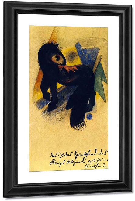 King Abegail's Toy Horse By Franz Marc By Franz Marc