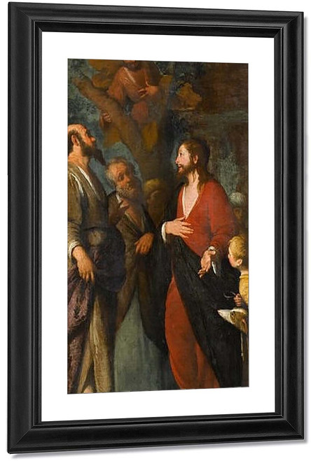 La Conversion De Zachee By Bernardo Strozzi