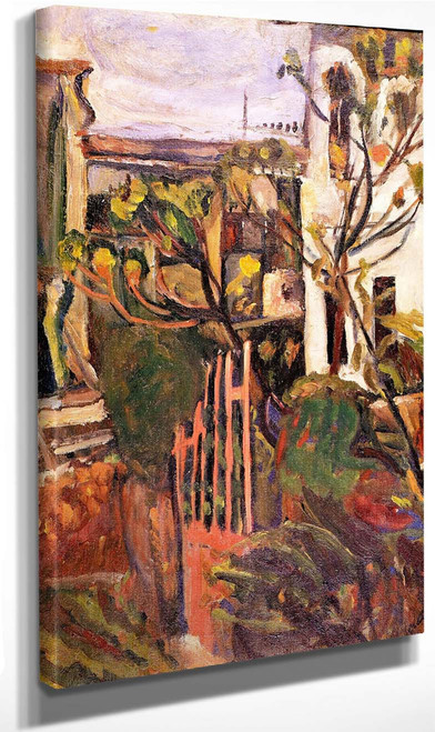 Landscape With House And Garden Near Paris 2 By Chaim Soutine