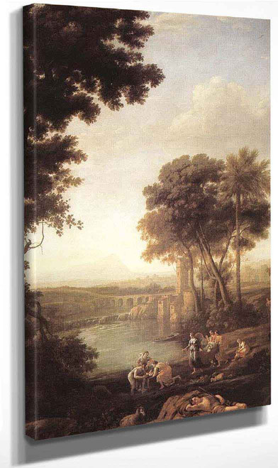 Landscape With The Finding Of Moses By Claude Lorrain By Claude Lorrain