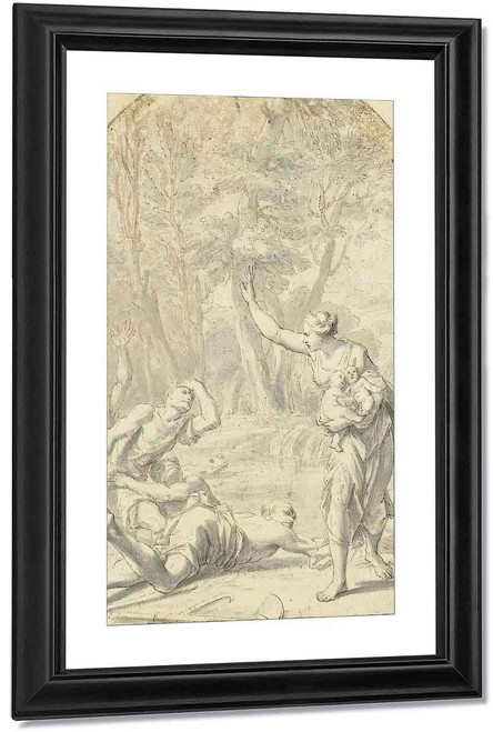 Latona Turning The Lycian Peasants Into Frogs By Marcantonio Franceschini By Marcantonio Franceschini