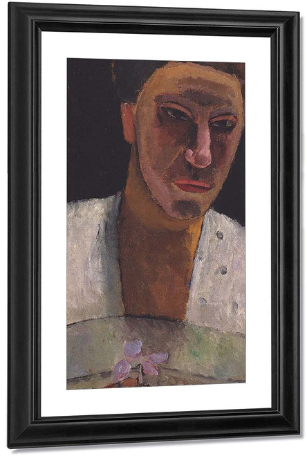 Lee Hoetger With Flower By Paula Modersohn Becker