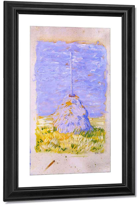 Little Reed Stack Near Brunnenbach By Franz Marc By Franz Marc