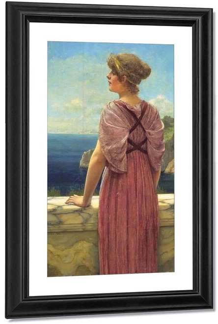 Looking Seaward By John William Godward By John William Godward