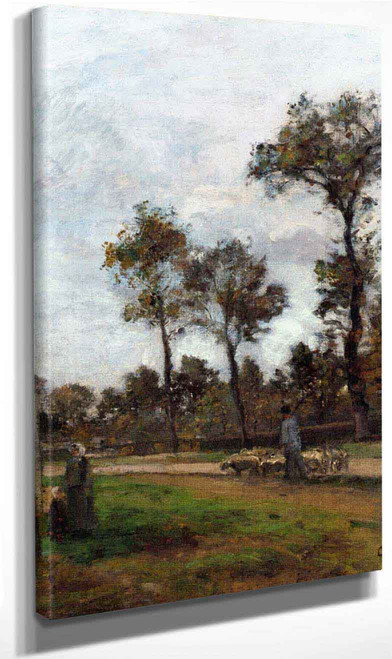 Louveciennes By Camille Pissarro By Camille Pissarro