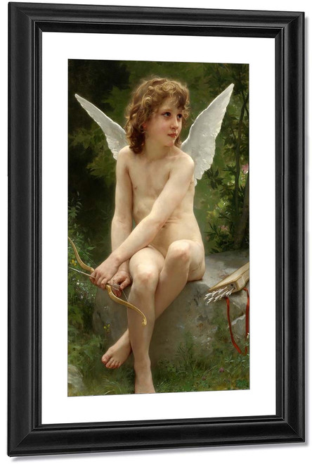 Love On The Look Out By William Bouguereau By William Bouguereau
