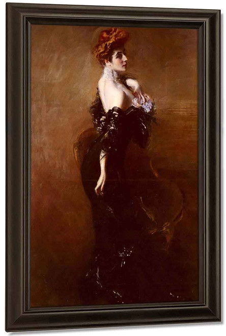 Madame Pages In Evening Dress By Giovanni Boldini Print or Painting  Reproduction