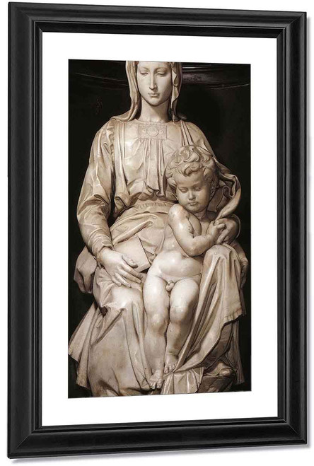 Madonna And Child By Michelangelo Buonarroti By Michelangelo Buonarroti