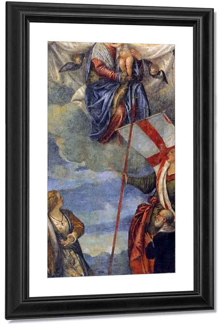 Madonna In Glory With St. Catherine And Ursula And Donor By Paolo Veronese