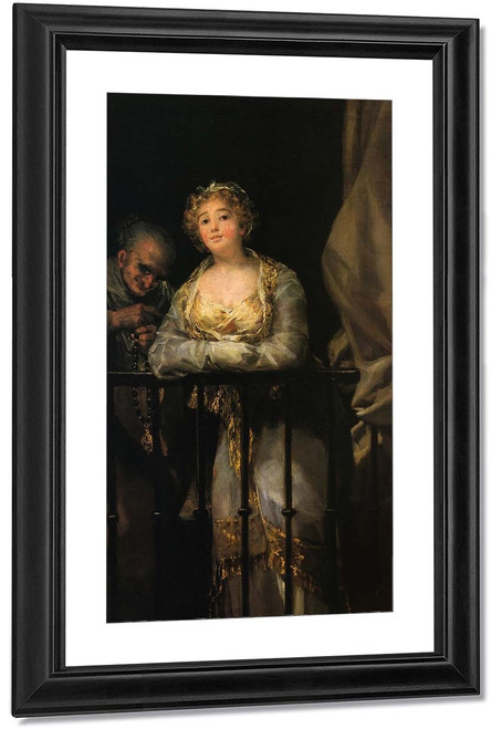 Maja And Celestina On A Balcony By Francisco Jose De Goya Y Lucientes By Francisco Jose De Goya Y Lucientes