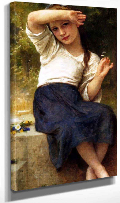 Marguerite1 By William Bouguereau By William Bouguereau