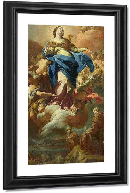 Mary Immaculate And The Prophet Elijah By Corrado Giaquinto By Corrado Giaquinto